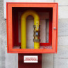 Panneau Plaque réglementaire ou normalisée Plaque réglementaire normée  Robinet d'arrêt Gaz  en pvc