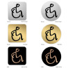 Fond Dibond Aluminium pour pictogramme