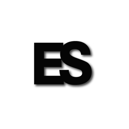 Lettres découpées laser : ES
