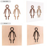 Pictogramme découpé au laser : FEMME