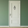 Pictogramme découpé au laser : FEMME