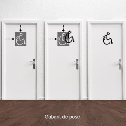 Pictogramme découpé au laser : FEMME