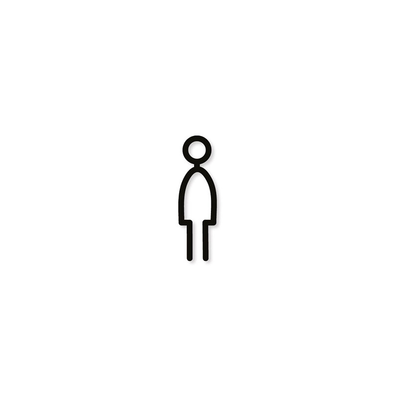 Pictogramme découpé au laser : HOMME