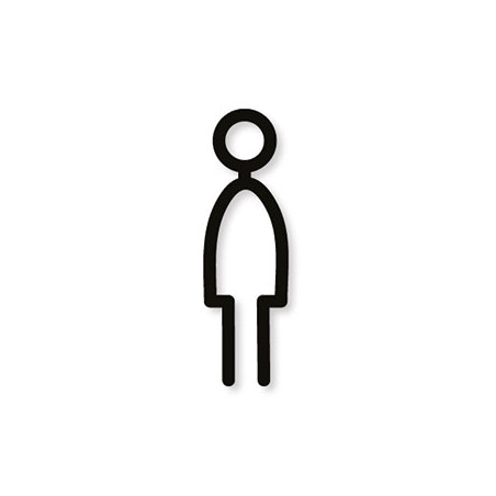 Pictogramme découpé au laser : HOMME