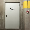 Pictogramme découpé au laser : VÉLO ÉLECTRIQUE