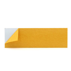 Étiquette gravure laser sur inox 3 lignes