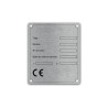 Étiquette de firme Inox gravure laser