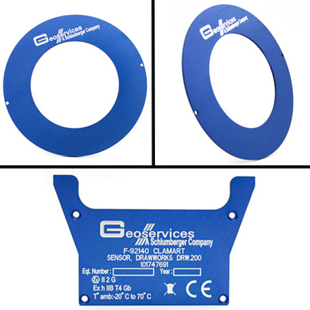 Gravure sur plaque