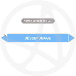 Marqueur de tuyauterie CLP Désenfumage