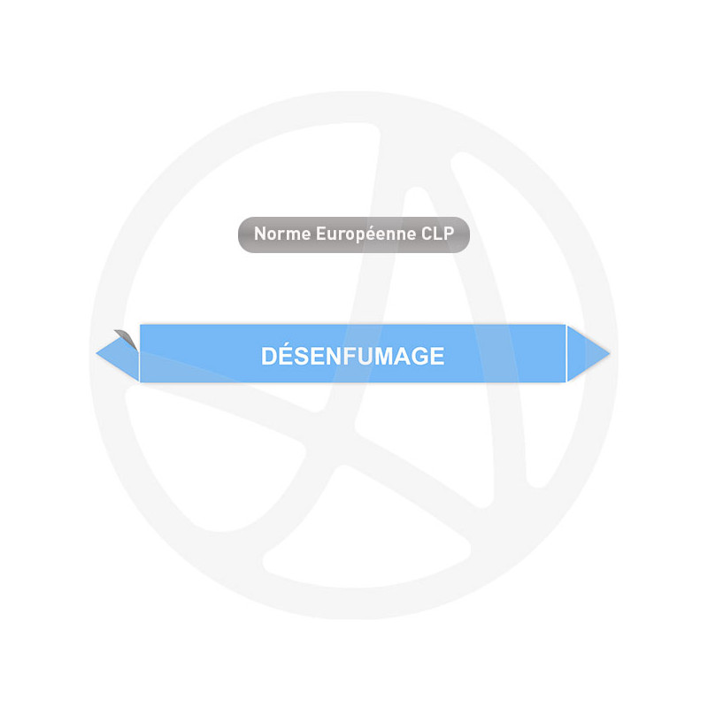 Marqueur de tuyauterie CLP Désenfumage