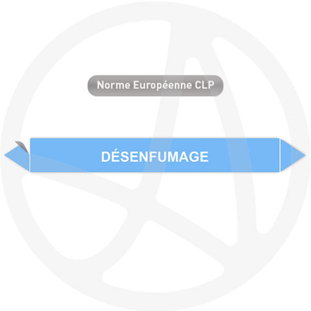 Marqueur de tuyauterie CLP Désenfumage