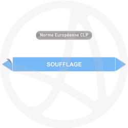 Marqueur de tuyauterie CLP Soufflage