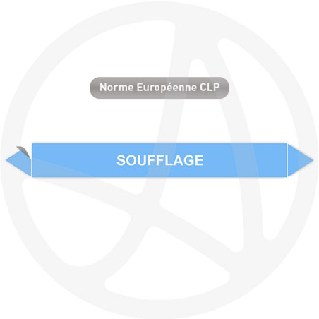 Marqueur de tuyauterie CLP Soufflage
