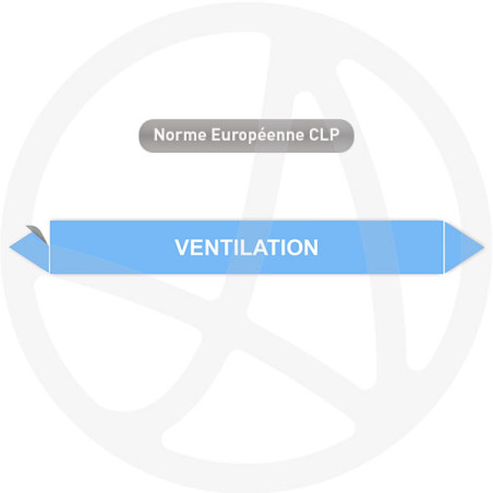 Marqueur de tuyauterie CLP Ventilation