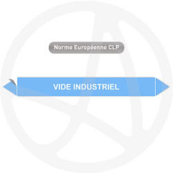 Marqueur de tuyauterie CLP Vide industriel