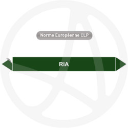 Marqueur de tuyauterie CLP Ria Eau