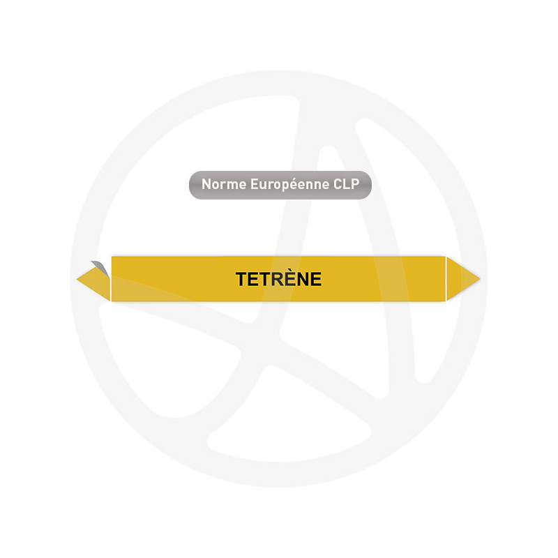 Marqueur de tuyauterie CLP Tetrène
