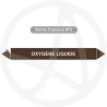 Marqueur de tuyauterie CLP Oxygène liquide