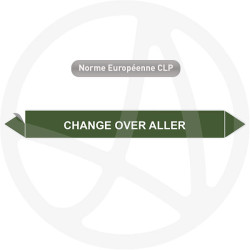 Marqueur de tuyauterie CLP Change over aller