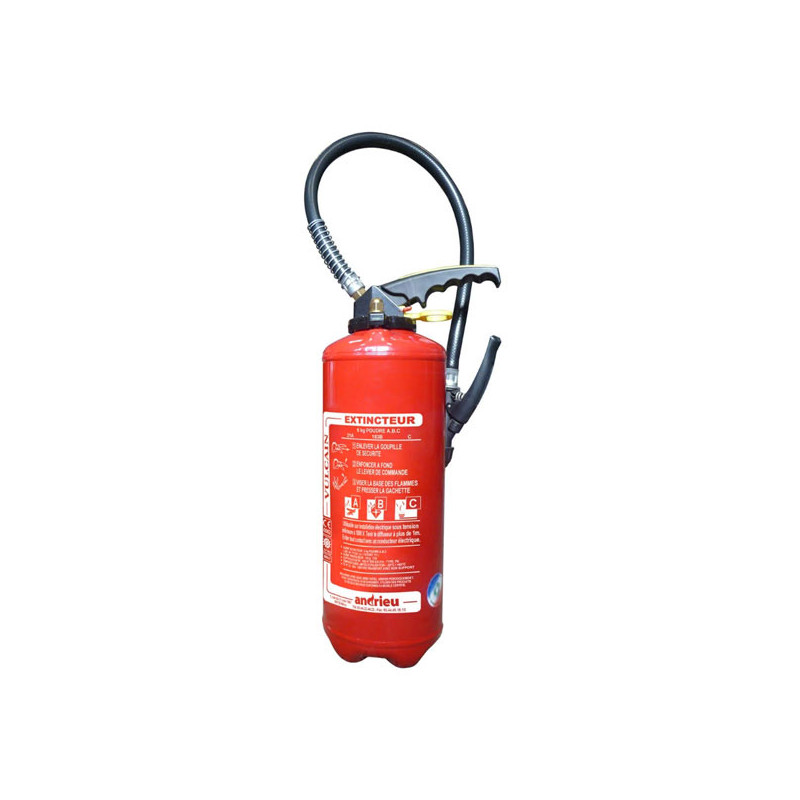 Extincteur Poudre Classe ABC Pression auxilliaire