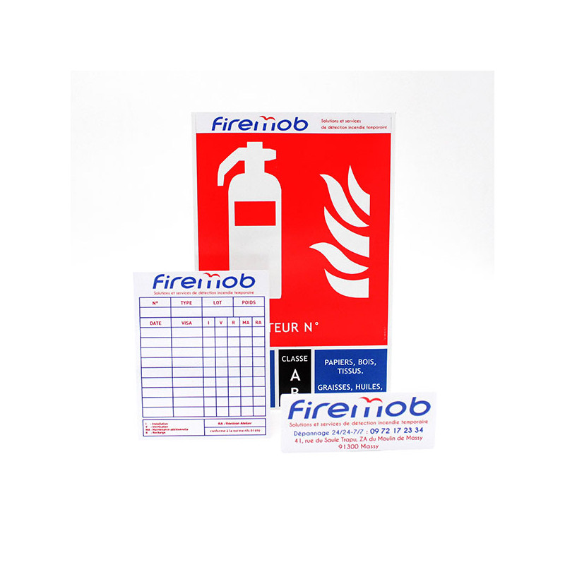 Kit de personnalisation extincteur