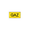 Etiquette gravoply Étiquette de gaine technique  GAZ