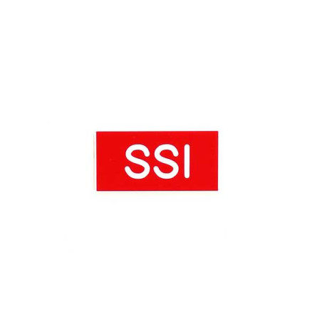 Etiquette gravoply Étiquette de gaine technique  SSI