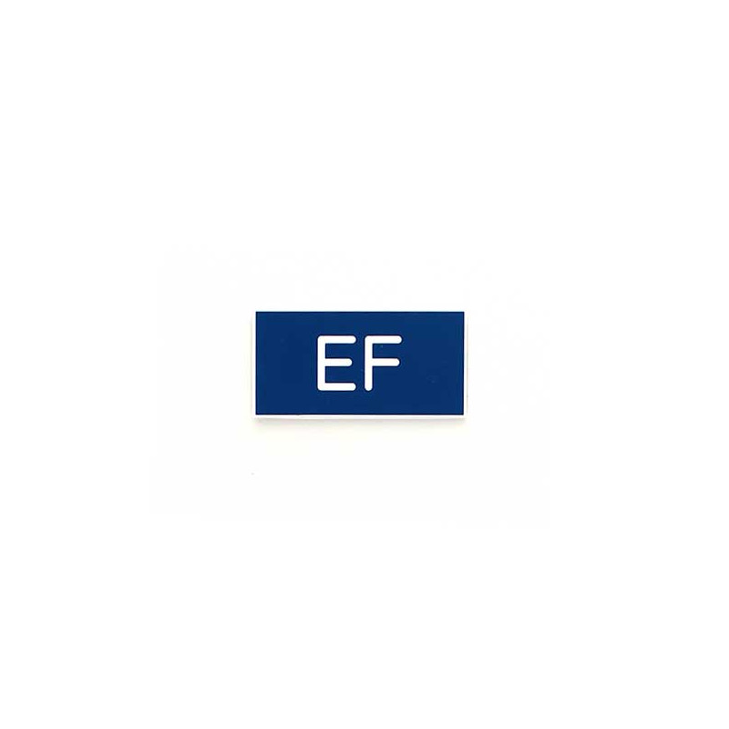 Etiquette gravoply Étiquette de gaine technique  EF
