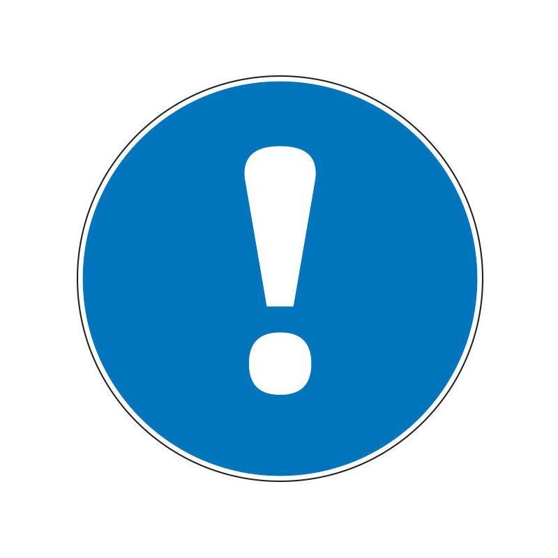 Pictogramme obligation  Obligation générale