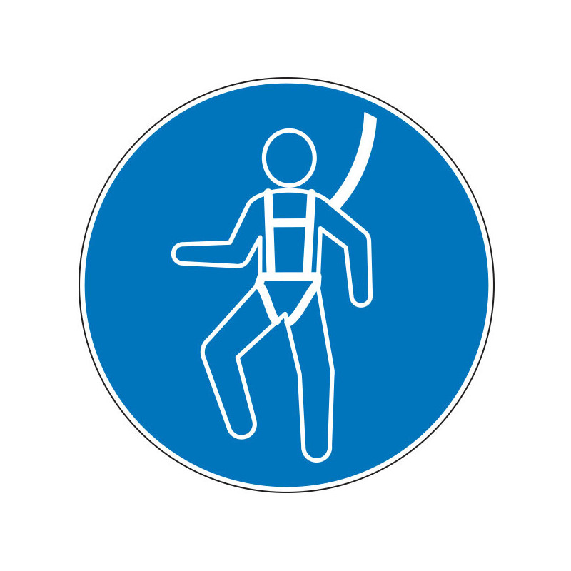 Pictogramme obligation  Harnais
