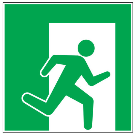 Pictogramme de secours  Sortie vers la droite